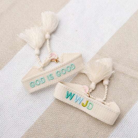 Canvas Faith Bracelet