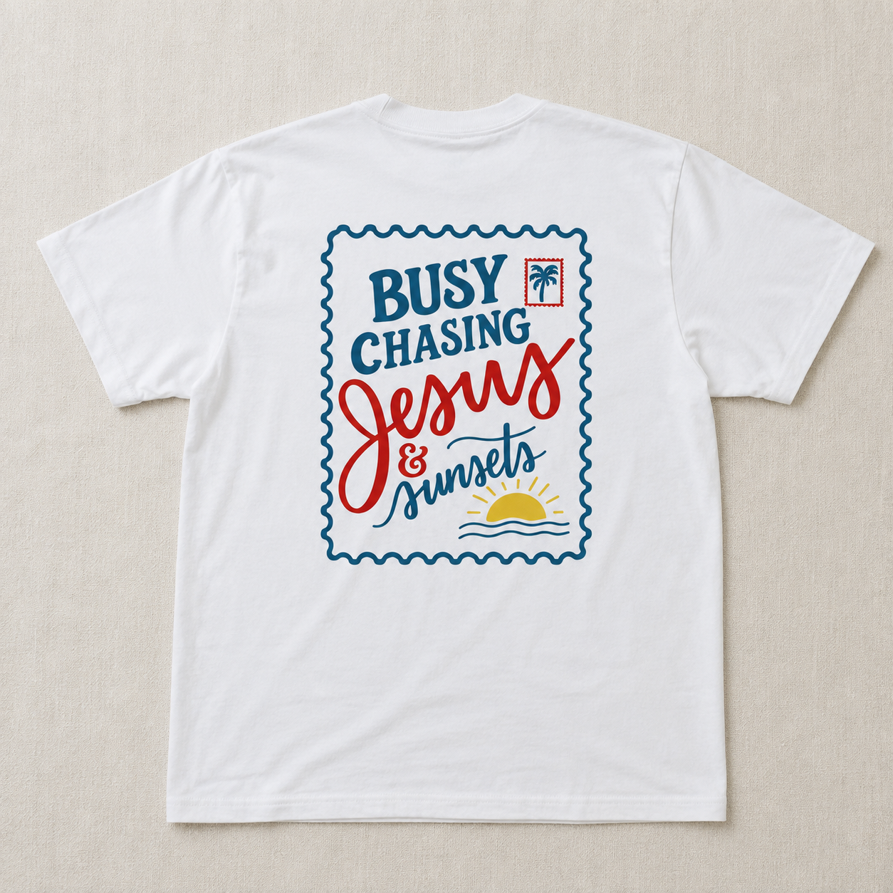 Chasing Jesus & Sunsets Tee