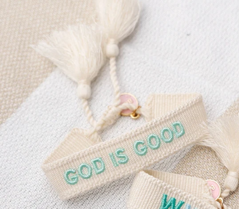 Canvas Faith Bracelet